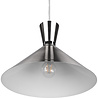 HLW LED LED Pendant Lamp Trion Ewomi - Round, Matte Nickel, Aluminum, E27 Socket, Ø35cm