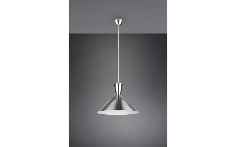 HLW LED LED Hanglamp Trion Ewomi - Rond, Mat Nikkel, Aluminium, E27 Fitting, Ø35cm HLW LED LED Hanglamp Trion Ewomi - Rond, Mat Nikkel, Aluminium, E27 Fitting, Ø35cm