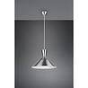 HLW LED LED Pendant Lamp Trion Ewomi - Round, Matte Nickel, Aluminum, E27 Socket, Ø35cm