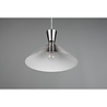 HLW LED LED Pendant Lamp Trion Ewomi - Round, Matte Nickel, Aluminum, E27 Socket, Ø35cm