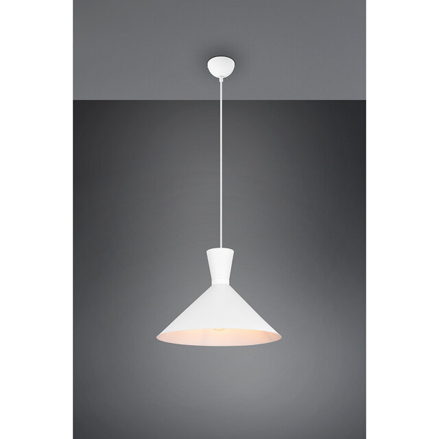 HLW LED LED Pendant Lamp Trion Ewomi - Matte White, Aluminum, E27 Fitting, Ø35cm HLW LED LED Pendant Lamp Trion Ewomi - Matte White, Aluminum, E27 Fitting, Ø35cm