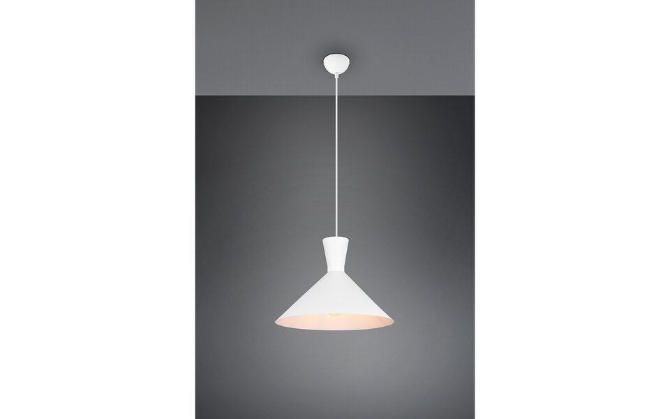 HLW LED LED Pendant Lamp Trion Ewomi - Matte White, Aluminum, E27 Fitting, Ø35cm HLW LED LED Pendant Lamp Trion Ewomi - Matte White, Aluminum, E27 Fitting, Ø35cm