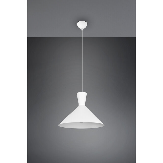 HLW LED LED Pendant Lamp Trion Ewomi - Matte White, Aluminum, E27 Fitting, Ø35cm HLW LED LED Pendant Lamp Trion Ewomi - Matte White, Aluminum, E27 Fitting, Ø35cm