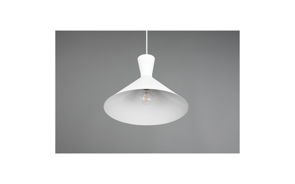 HLW LED LED Hanglamp Trion Ewomi - Mat Wit, Aluminium, E27 Fitting, Ø35cm