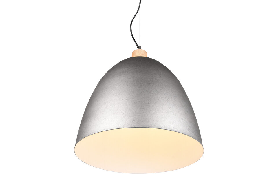 HLW LED LED Pendant Lamp Trion Jaguar - Matte Nickel Aluminum, E27 Fitting, Up to 60W LED
