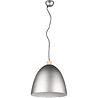 HLW LED LED Pendant Lamp Trion Jaguar - Matte Nickel Aluminum, E27 Fitting, Up to 60W LED