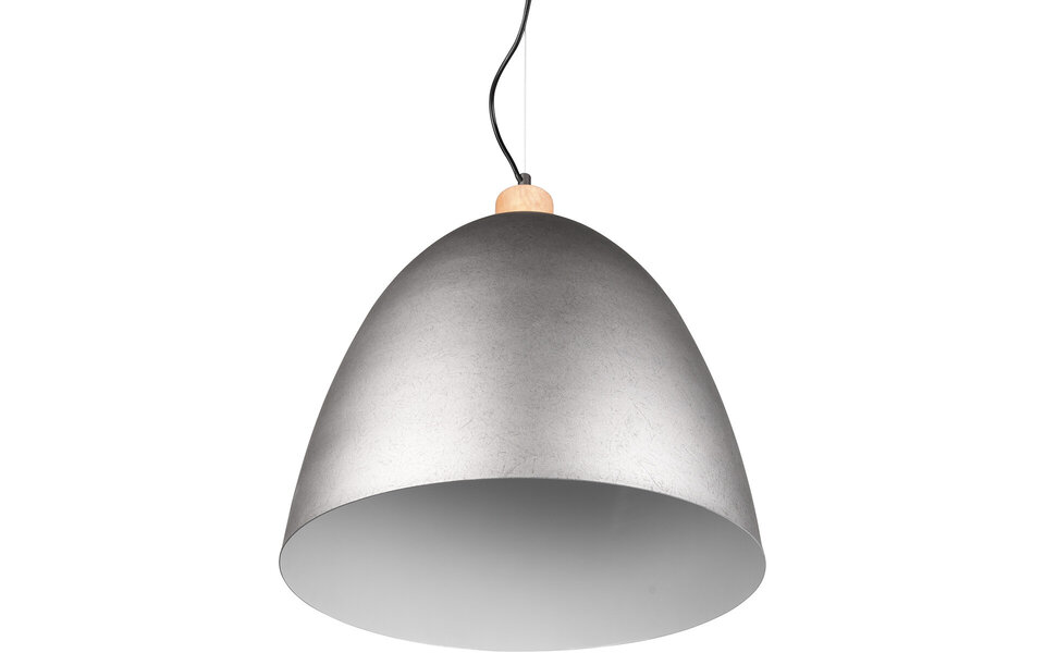 HLW LED LED Pendant Lamp Trion Jaguar - Matte Nickel Aluminum, E27 Fitting, Up to 60W LED