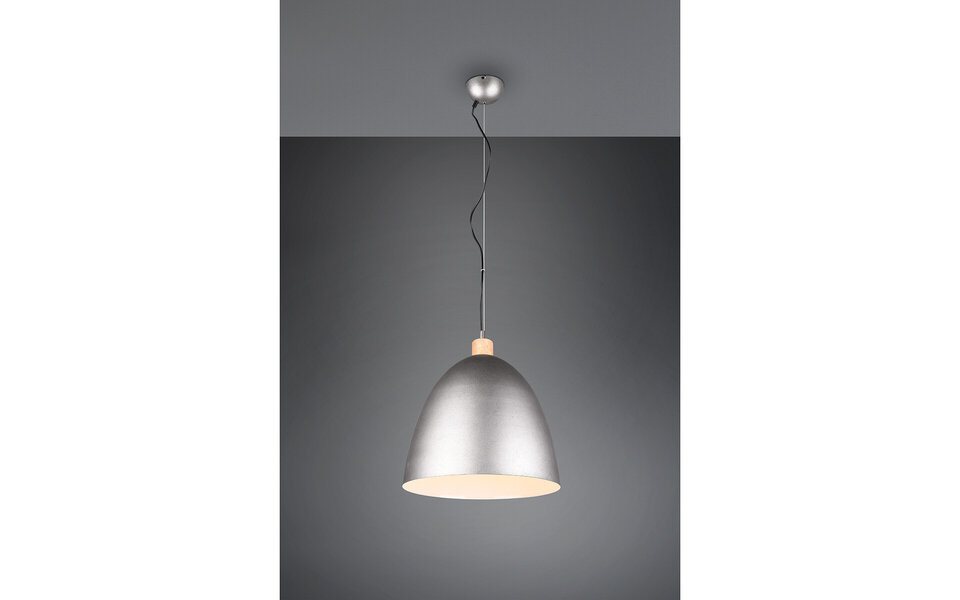 HLW LED LED Hanglamp Trion Jaguar - Mat Nikkel Aluminium, E27 Fitting, Tot 60W LED