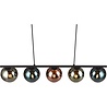 HLW LED Black LED Pendant Lamp with Glass - Trion Seldy 5-light LED Pendant Lamp with E14 Fitting