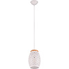 LED Pendant Lamp Matt White - Metal E27 Pendant Lighting