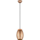 HLW LED LED Pendant Lamp Metal Coffee - Energy-efficient LED Lamp with E27 Fitting