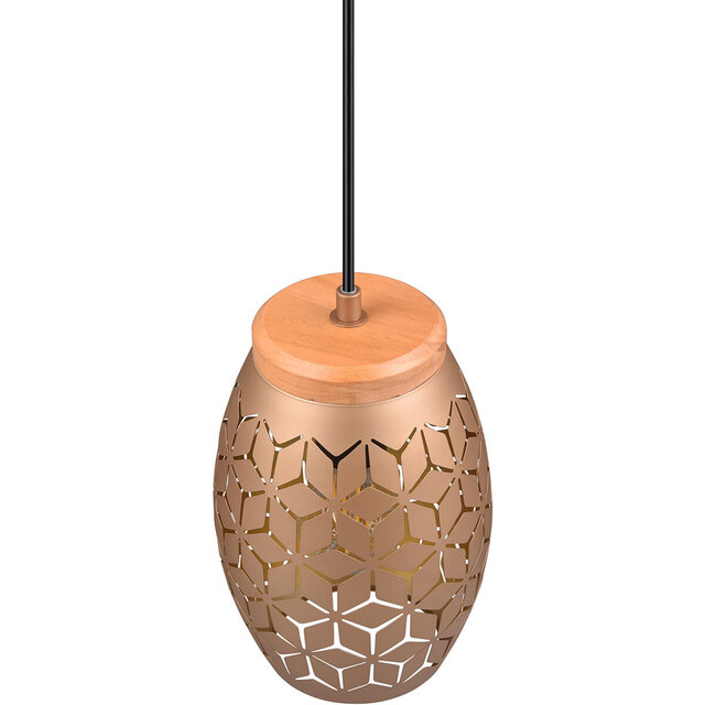 HLW LED LED Hanglamp Metalen Coffee - Energiezuinige LED Lamp met E27 Fitting