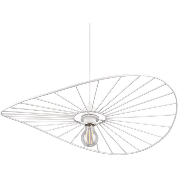 HLW LED Metalen LED Hanglamp Trion Aupe - Witte LED Hanglamp met E27 Fitting, 1-lichts HLW LED Metalen LED Hanglamp Trion Aupe - Witte LED Hanglamp met E27 Fitting, 1-lichts