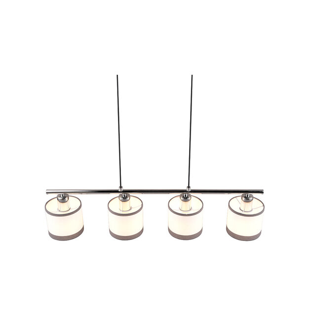 HLW LED Metalen LED Hanglamp Trion Vamos - 4-lichts LED lamp met E14 fitting, chroom HLW LED Metalen LED Hanglamp Trion Vamos - 4-lichts LED lamp met E14 fitting, chroom