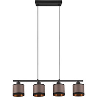 LED Pendant Lamp Trion Vamos - Matte Black, Metal 4-light Design LED Pendant Lamp Trion Vamos - Matte Black, Metal 4-light Design