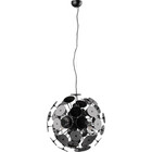 HLW LED Metal LED Pendant Lamp Trion Discon - Black LED Pendant Lamp, 6-light, Round, E14