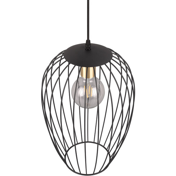 HLW LED Moderne Verstelbare Metalen LED Hanglamp - Zwarte LED Lamp E27 Fitting HLW LED Moderne Verstelbare Metalen LED Hanglamp - Zwarte LED Lamp E27 Fitting