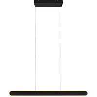 LED Hanglamp Mat Zwart - Trion Clio 48W Metalen Design