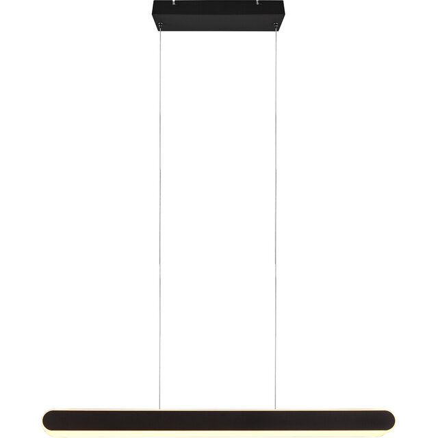 LED Hanglamp Mat Zwart - Trion Clio 48W Metalen Design Verlichting per ruimte LED Hanglamp Mat Zwart - Trion Clio 48W Metalen Design Verlichting per ruimte