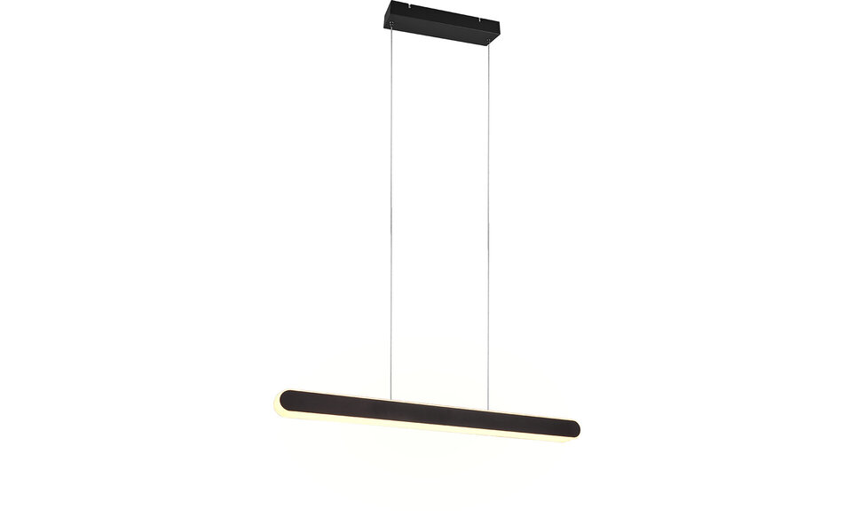 HLW LED Black Metal LED Pendant Lamp 48W - Trion Clio Round & Adjustable HLW LED Black Metal LED Pendant Lamp 48W - Trion Clio Round & Adjustable