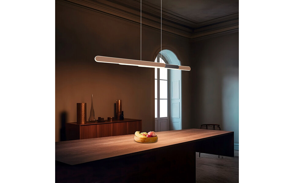 HLW LED 48W LED Pendant Lamp Trion Clio - Metal Coffee Pendant Lamp with Adjustable Light Color HLW LED 48W LED Pendant Lamp Trion Clio - Metal Coffee Pendant Lamp with Adjustable Light Color