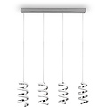 Moderne Metalen LED Hanglamp 8W - Witte LED Hanglamp Neutraal Wit 4000K