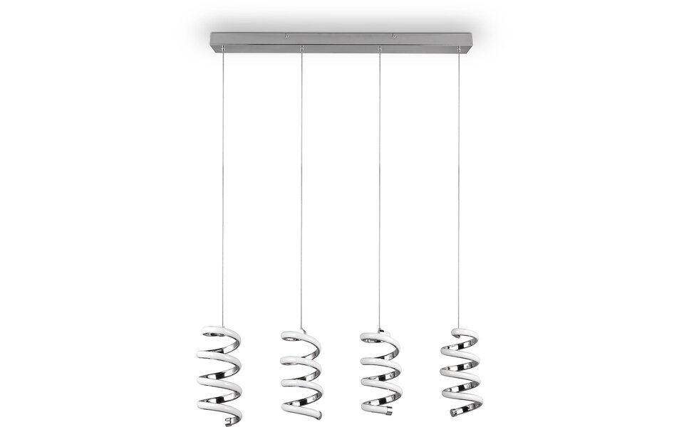 HLW LED Moderne Metalen LED Hanglamp 8W - Witte LED Hanglamp Neutraal Wit 4000K