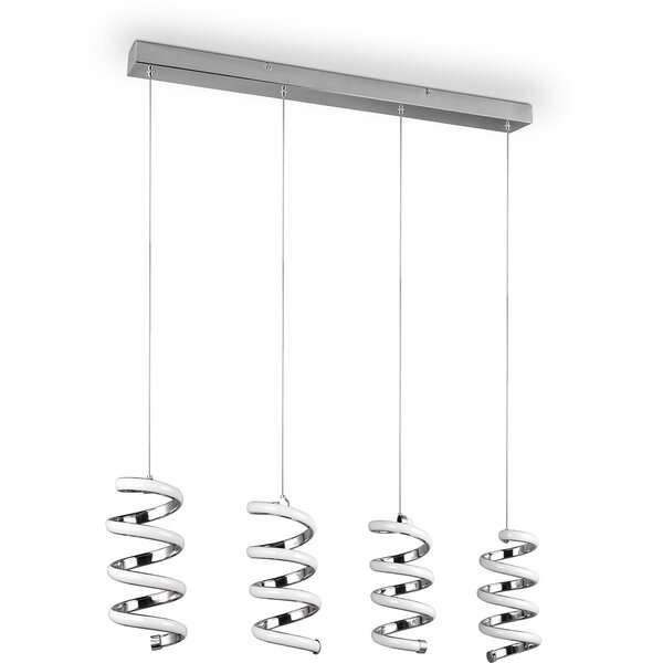 HLW LED Moderne Metalen LED Hanglamp 8W - Witte LED Hanglamp Neutraal Wit 4000K HLW LED Moderne Metalen LED Hanglamp 8W - Witte LED Hanglamp Neutraal Wit 4000K