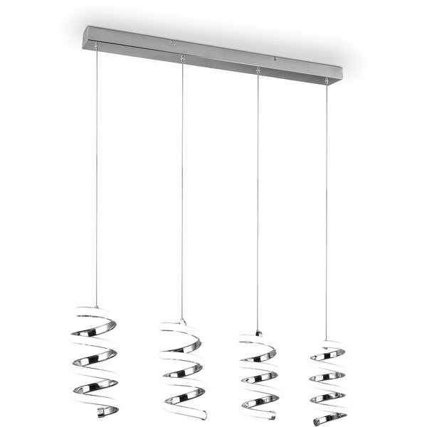 HLW LED Moderne Metalen LED Hanglamp 8W - Witte LED Hanglamp Neutraal Wit 4000K HLW LED Moderne Metalen LED Hanglamp 8W - Witte LED Hanglamp Neutraal Wit 4000K