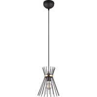 LED Pendant Lamp Trion Drado - Black Gold Metal Design