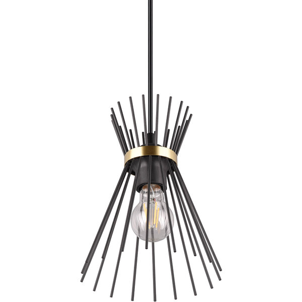 HLW LED Metalen LED Hanglamp Trion Drado - Zwarte & Gouden LED Hanglamp E27 HLW LED Metalen LED Hanglamp Trion Drado - Zwarte & Gouden LED Hanglamp E27