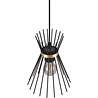 HLW LED Metal LED Pendant Lamp Trion Drado - Black & Gold LED Pendant Lamp E27