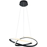 Dimbare Mat Zwarte LED Hanglamp - Warm Wit 27.5W Verlichting per ruimte Dimbare Mat Zwarte LED Hanglamp - Warm Wit 27.5W Verlichting per ruimte