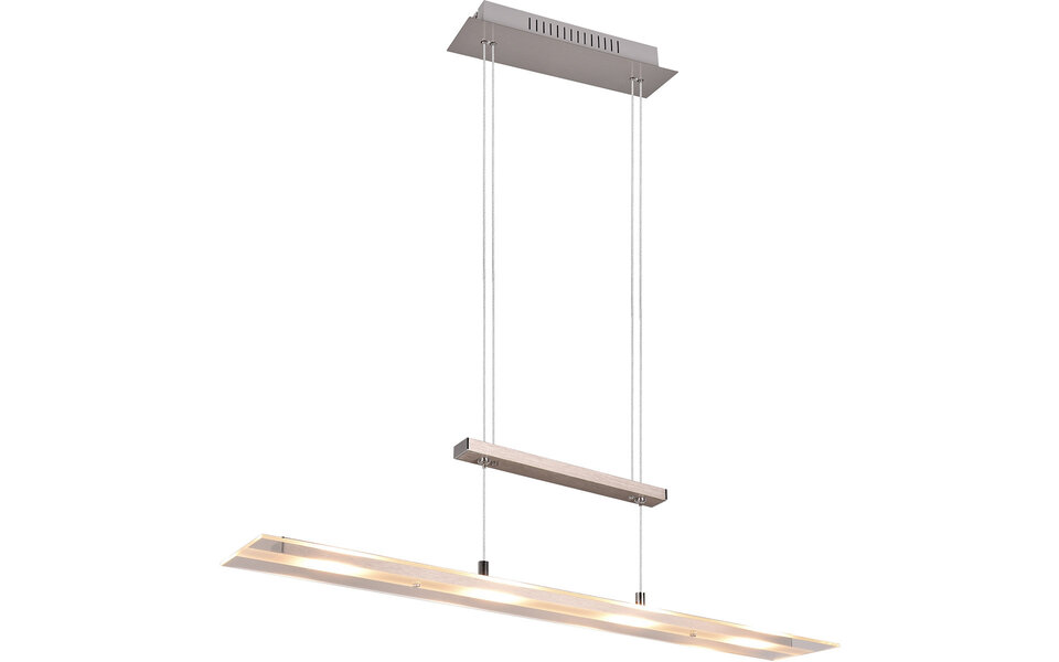 HLW LED Metal LED Pendant Lamp Trion Silom - White 4-light LED Pendant Lamp, Warm White 3000K