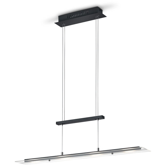 LED Hanglamp Mat Zwart - Warm Wit Licht - 4-lichts Verlichting per ruimte LED Hanglamp Mat Zwart - Warm Wit Licht - 4-lichts Verlichting per ruimte