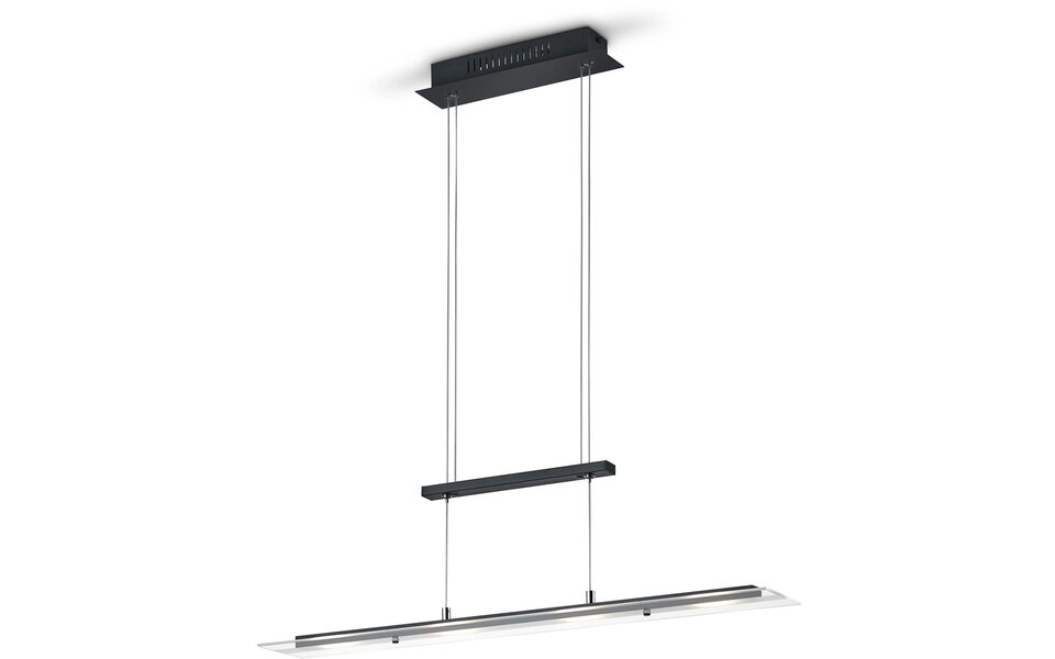 HLW LED Metal LED Pendant Lamp Matte Black or White - Warm White 3000K - 4 Light Points HLW LED Metal LED Pendant Lamp Matte Black or White - Warm White 3000K - 4 Light Points