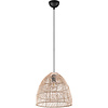 LED Hanglamp Trion Kei - Rond Bruin Rotan - E27 Fitting LED Hanglamp Trion Kei - Rond Bruin Rotan - E27 Fitting