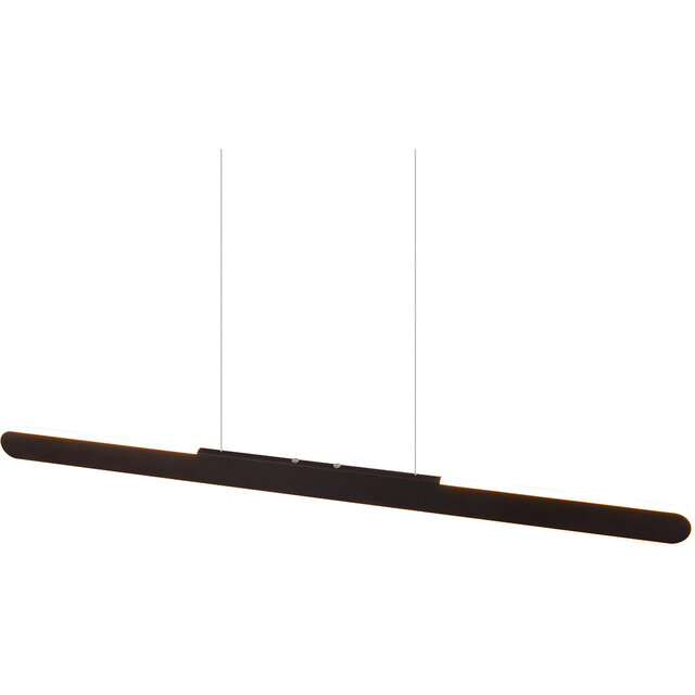 HLW LED Dimbare LED Hanglamp 28W - Mat Zwart Metalen LED Lamp met Aanpasbare Kleur HLW LED Dimbare LED Hanglamp 28W - Mat Zwart Metalen LED Lamp met Aanpasbare Kleur