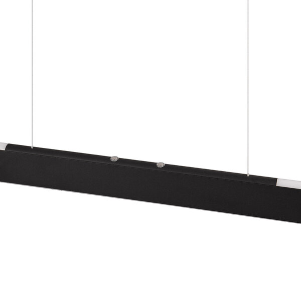 HLW LED Dimbare LED Hanglamp 28W - Mat Zwart Metalen LED Lamp met Aanpasbare Kleur HLW LED Dimbare LED Hanglamp 28W - Mat Zwart Metalen LED Lamp met Aanpasbare Kleur