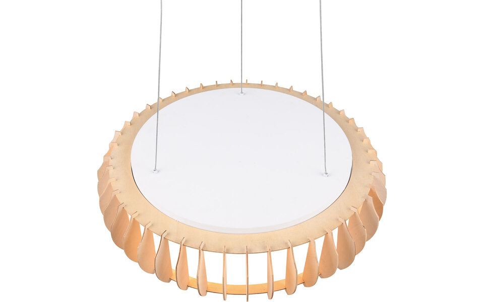 HLW LED Stylish White Fabric LED Pendant Lamp - Dimmable 40W LED Lamp Trion Emont HLW LED Stylish White Fabric LED Pendant Lamp - Dimmable 40W LED Lamp Trion Emont