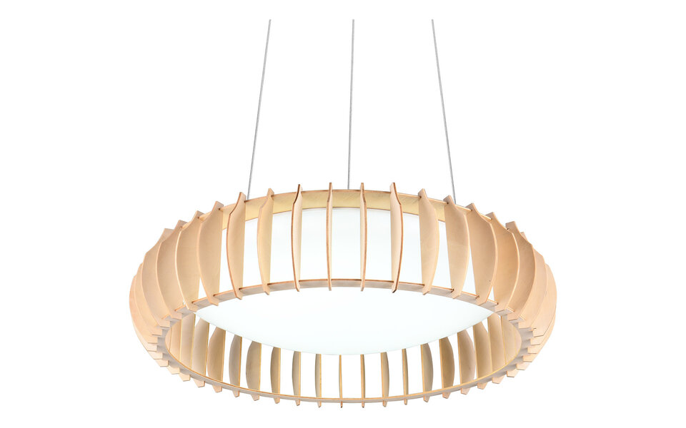 HLW LED Stijlvolle Witte Stoffen LED Hanglamp - Dimbaar 40W LED Lamp Trion Emont HLW LED Stijlvolle Witte Stoffen LED Hanglamp - Dimbaar 40W LED Lamp Trion Emont