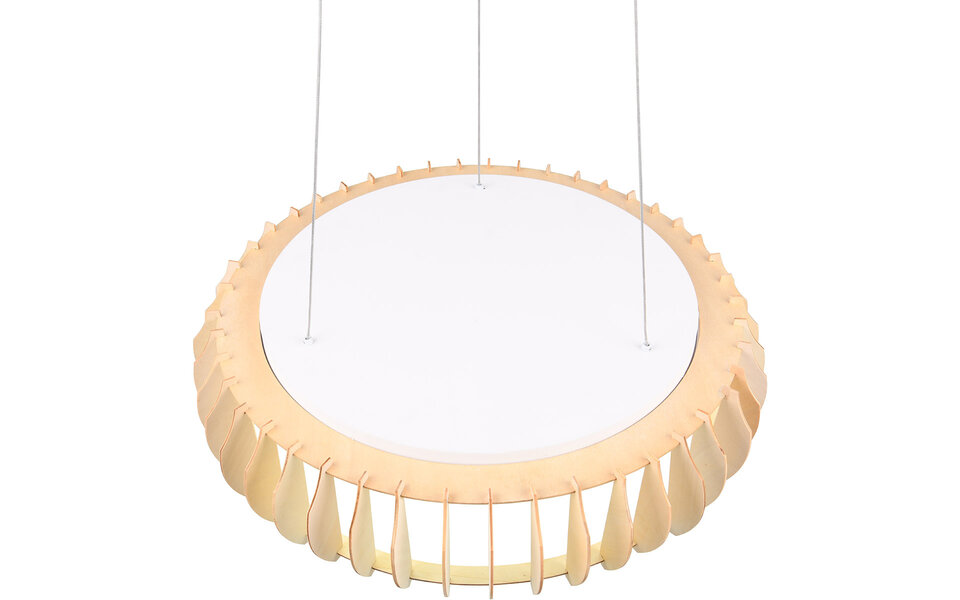 HLW LED Stylish White Fabric LED Pendant Lamp - Dimmable 40W LED Lamp Trion Emont HLW LED Stylish White Fabric LED Pendant Lamp - Dimmable 40W LED Lamp Trion Emont