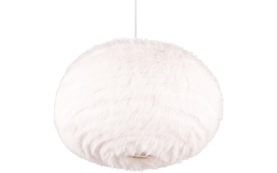 HLW LED LED Hanglamp Trion Fluffy XL - Taupe synthetisch pluche, 1-lichts, E27 LED lamp HLW LED LED Hanglamp Trion Fluffy XL - Taupe synthetisch pluche, 1-lichts, E27 LED lamp