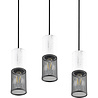 HLW LED Modern LED Pendant Lamp - Metal 3-Light Black & White - E27 Fitting HLW LED Modern LED Pendant Lamp - Metal 3-Light Black & White - E27 Fitting