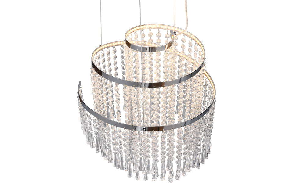 HLW LED Trion Mop Dimbare LED Hanglamp 30W - Metalen LED Lamp met Afstandsbediening HLW LED Trion Mop Dimbare LED Hanglamp 30W - Metalen LED Lamp met Afstandsbediening