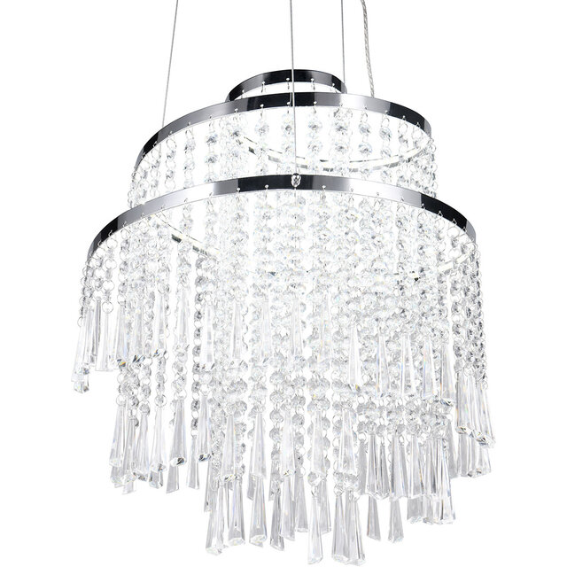 HLW LED Trion Mop Dimmable LED Pendant Lamp 30W - Metal LED Lamp with Remote Control