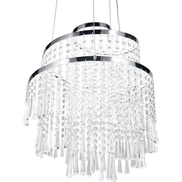 HLW LED Trion Mop Dimbare LED Hanglamp 30W - Metalen LED Lamp met Afstandsbediening HLW LED Trion Mop Dimbare LED Hanglamp 30W - Metalen LED Lamp met Afstandsbediening