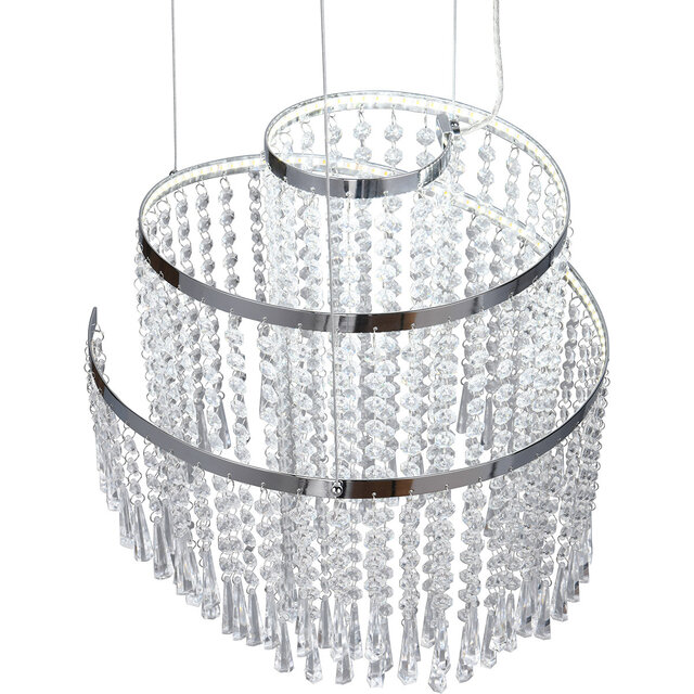 HLW LED Trion Mop Dimbare LED Hanglamp 30W - Metalen LED Lamp met Afstandsbediening HLW LED Trion Mop Dimbare LED Hanglamp 30W - Metalen LED Lamp met Afstandsbediening