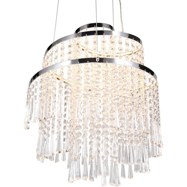 HLW LED Trion Mop Dimbare LED Hanglamp 30W - Metalen LED Lamp met Afstandsbediening HLW LED Trion Mop Dimbare LED Hanglamp 30W - Metalen LED Lamp met Afstandsbediening