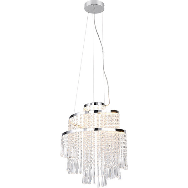 HLW LED Trion Mop Dimbare LED Hanglamp 30W - Metalen LED Lamp met Afstandsbediening HLW LED Trion Mop Dimbare LED Hanglamp 30W - Metalen LED Lamp met Afstandsbediening